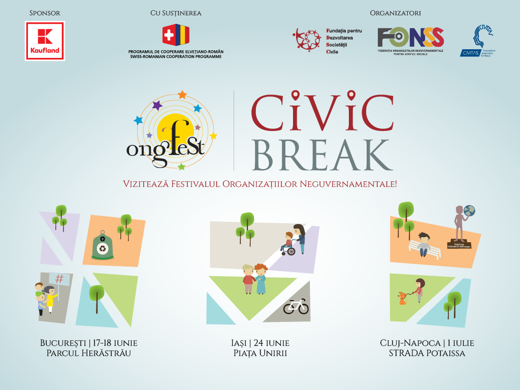 Scrie un articol despre un „Tu” implicat civic și poți câștiga un City Break de două persoane la Chișinău la Civic Fest!