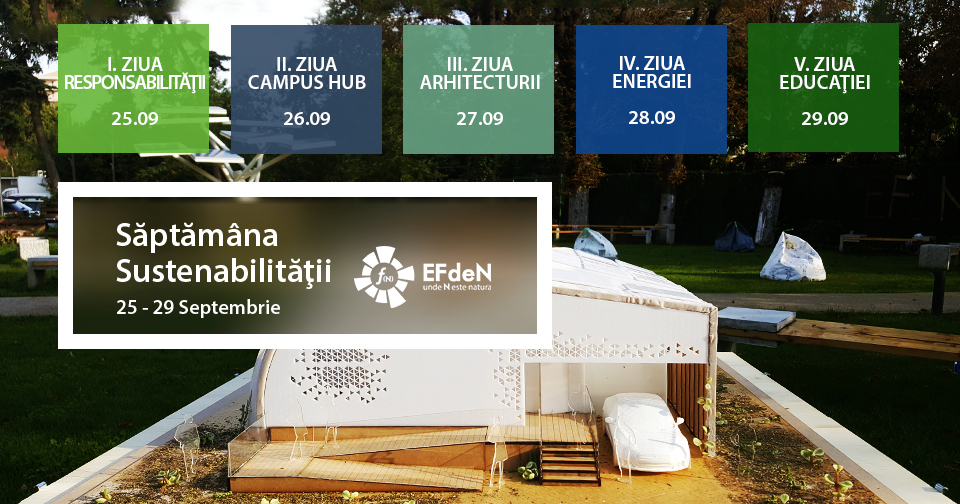 EFdeN inaugurează Campus HUB odată cu Săptămâna Sustenabilității