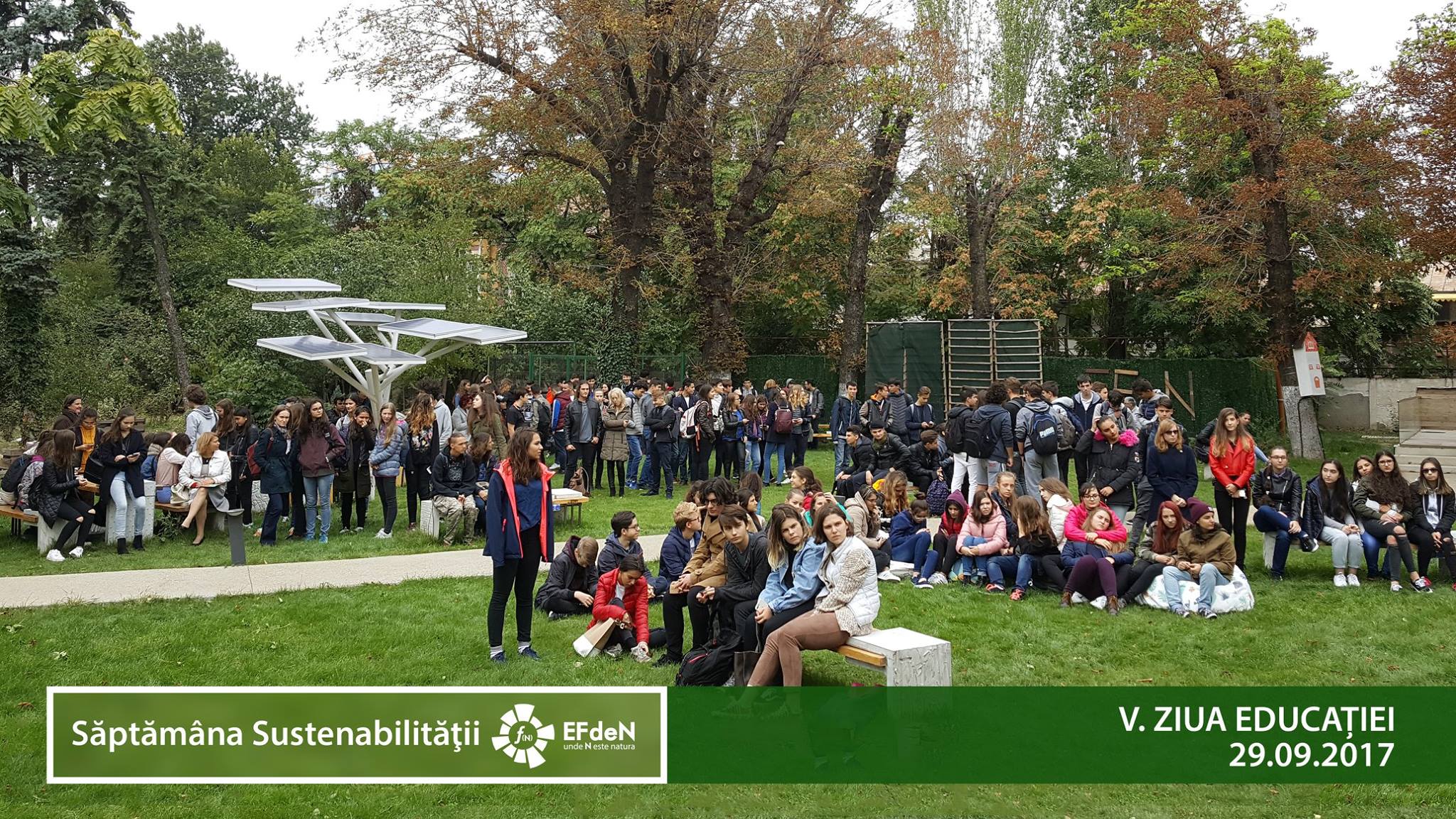600 de specialişti, studenţi şi elevi au participat la Săptămâna Sustenabilității EFdeN 