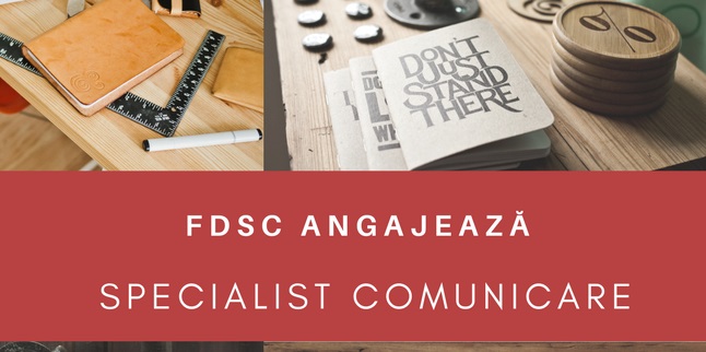 FDSC angajează Specialist comunicare