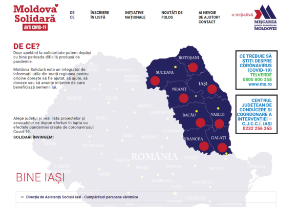 Mișcarea pentru Dezvoltarea Moldovei lansează platforma Moldova Solidară