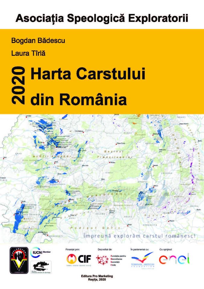 CARTE: Harta carstului din România 2020