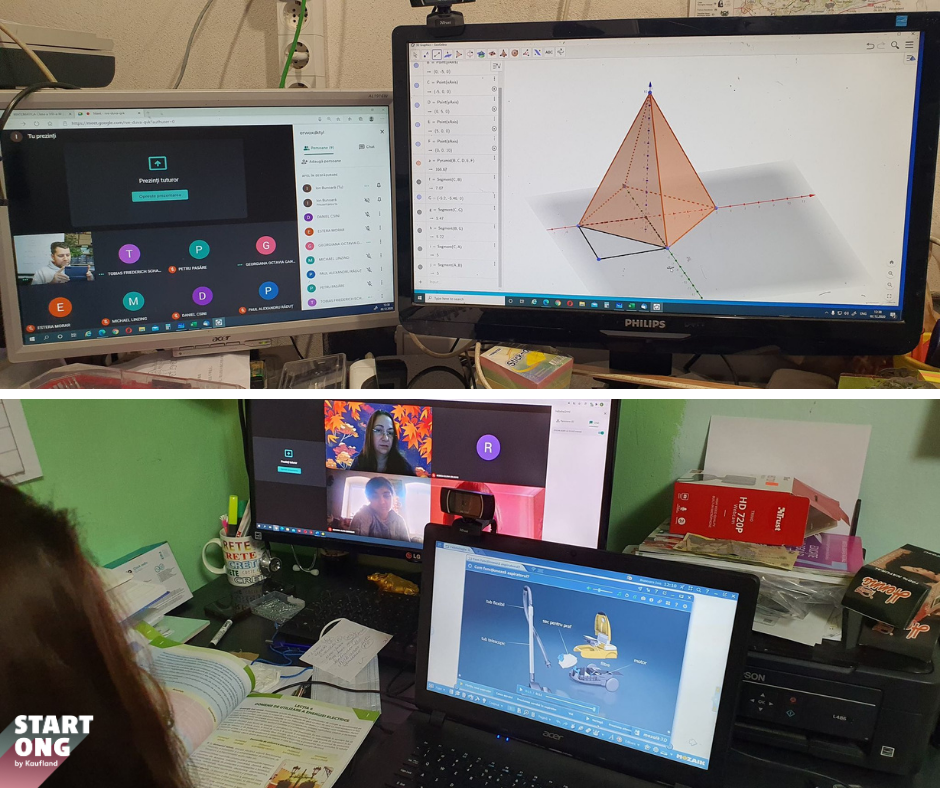 Cursuri în format 3D la școala online din Transilvania: Elevii de gimnaziu din comuna Laslea (Jud. Sibiu) învață științe exacte cu ajutorul unei platforme interactive