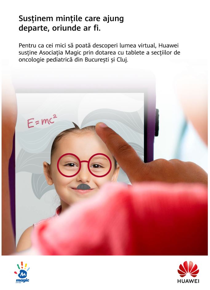 Asociația Magic susținută prin echiparea cu tablete a secțiilor de oncologie pediatrică