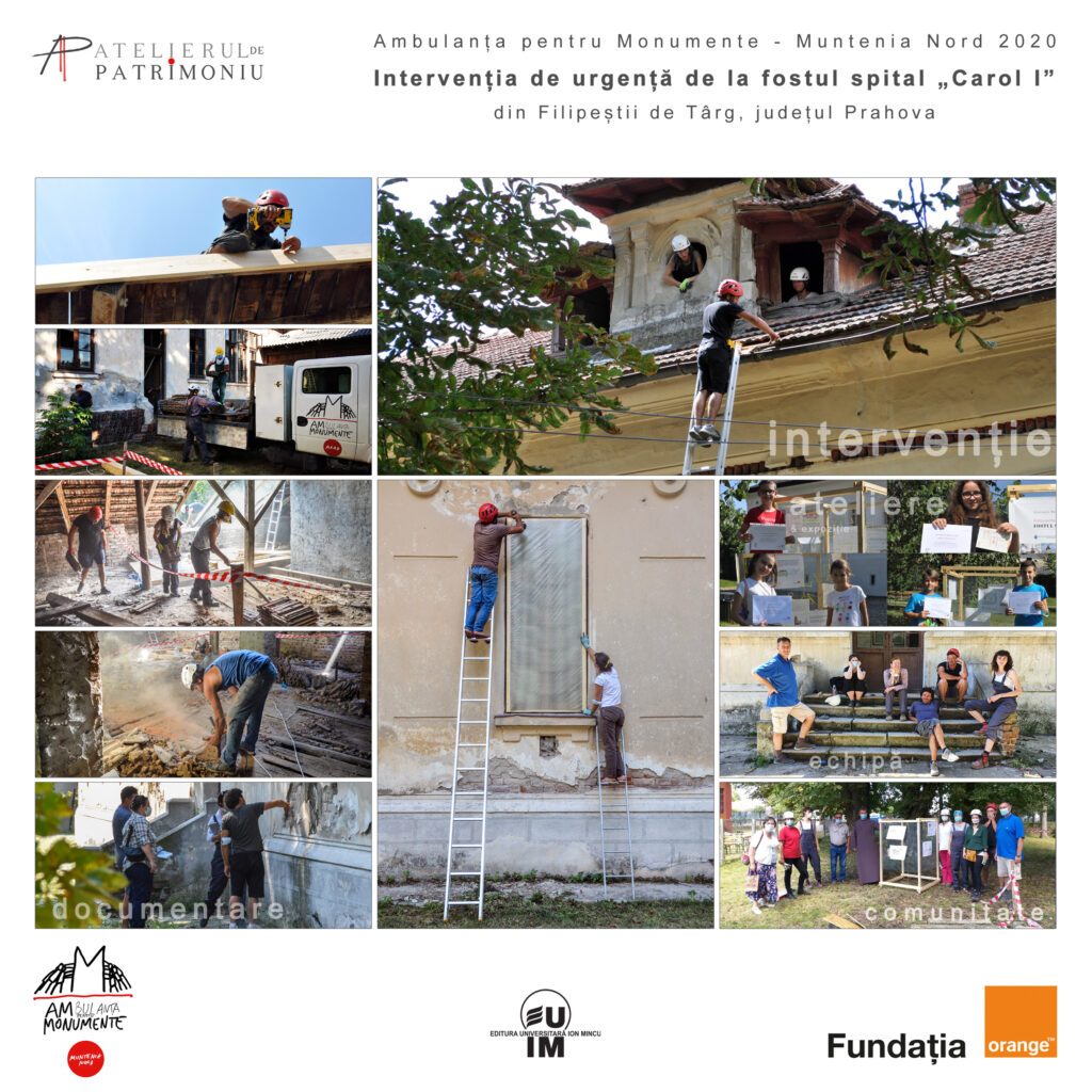 Proiectul Ambulanța pentru Monumente – Moștenim Dăruind prezentat într-o broșură online