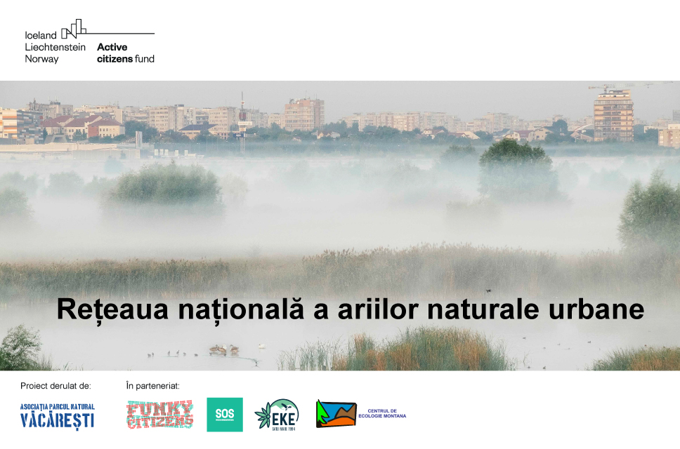 15 noi arii naturale urbane pentru România, pornind de la modelul Parcului Natural Văcărești