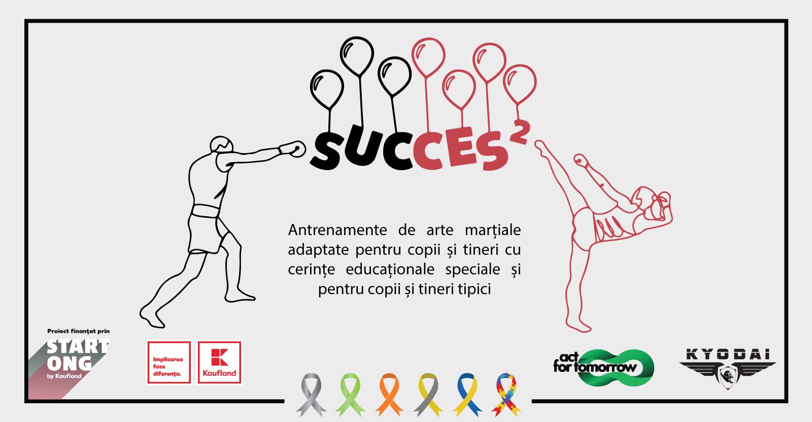 Clubul Sportiv Kyodai a dat startul proiectului social „Succes 2”, a doua ediție dedicată copiilor cu nevoi speciale