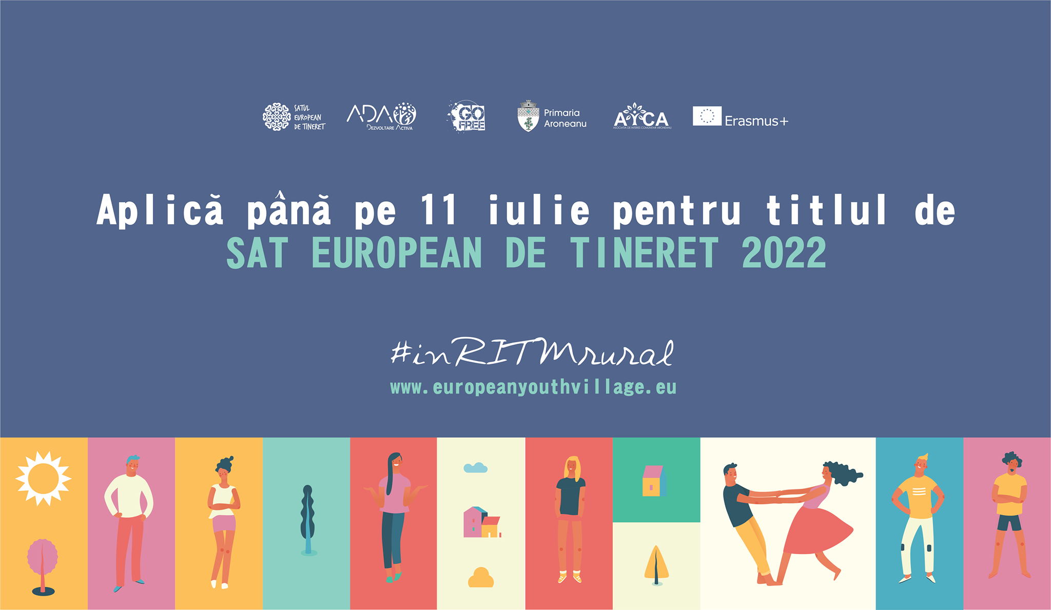 Tinerii și comunele din România pot candida pentru titlul de „Sat European de Tineret 2022”