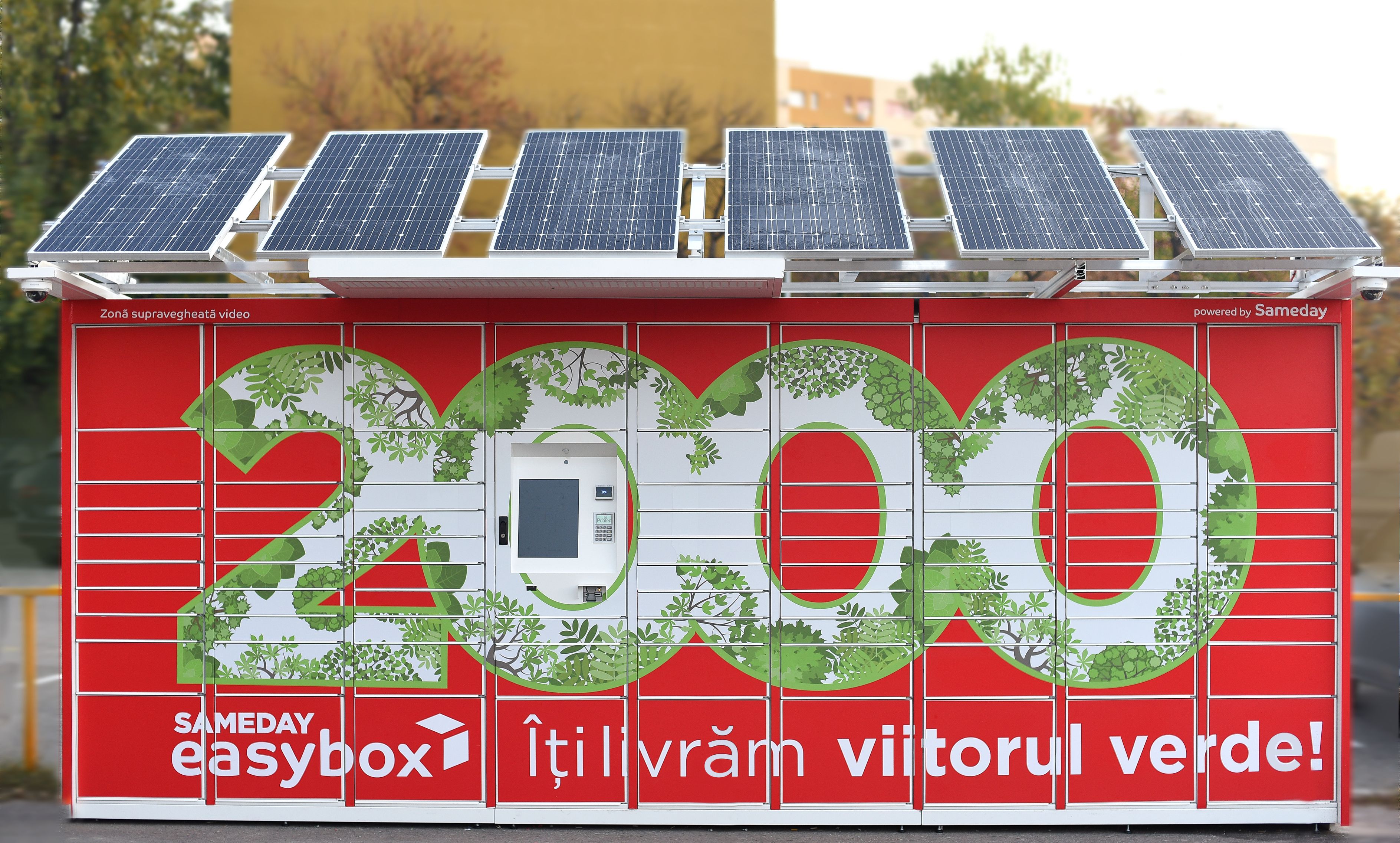 Sameday inaugurează lockerul easybox 2.000, primul alimentat în totalitate cu energie solară și dotat cu senzor de monitorizare a calității aerului
