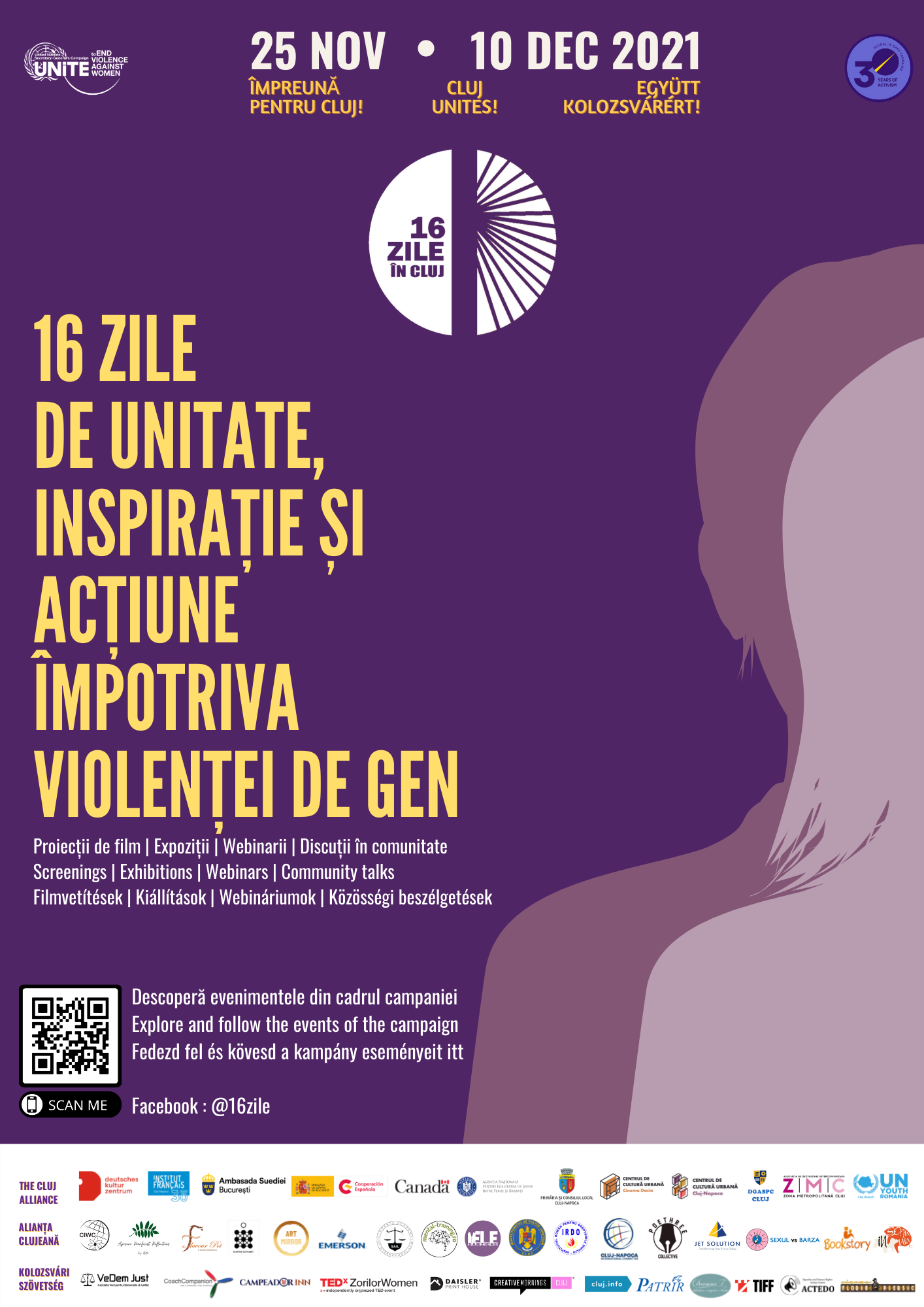Împreună pentru Cluj | Cluj Unites | Együtt Kolozsvárért - Campania de 16 zile de activism împotriva violenței de gen