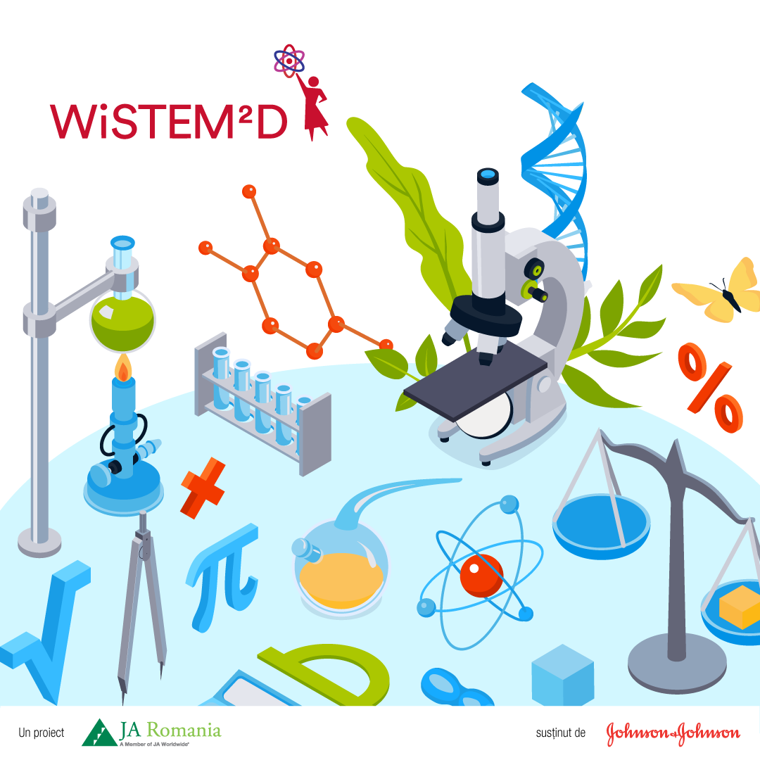WiSTEM2D, a patra ediție.Junior Achievement România și Johnson & Johnson continuă să susțină educația STEM în România