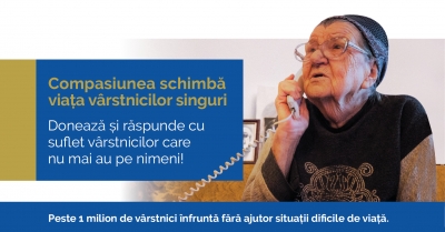 Fundația Regală Margareta a României  strânge fonduri pentru susținerea nevoilor vârstnicilor singuri