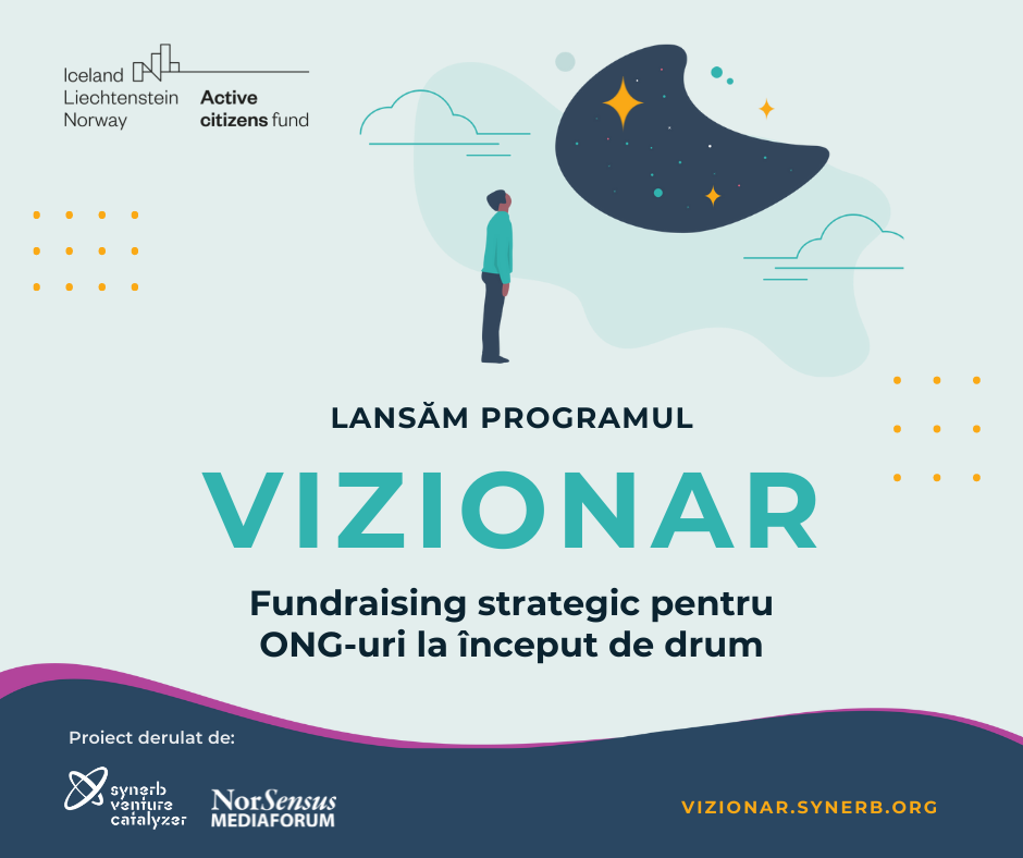 Synerb și Norsensus Mediaforum din Oslo caută 12 ONG-uri românești tinere pentru a le oferi sprijin în drumul lor spre creștere