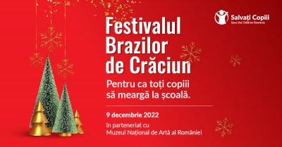 Festivalul Brazilor de Crăciun asigură accesul la școală pentru copiii vulnerabili. Un program special pentru copiii refugiați din Ucraina, pe agenda celui mai mare eveniment de caritate al anului