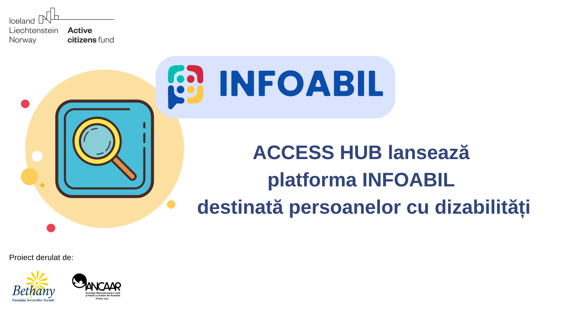 ACCESS HUB lansează platforma INFOABIL destinată persoanelor cu dizabilități 