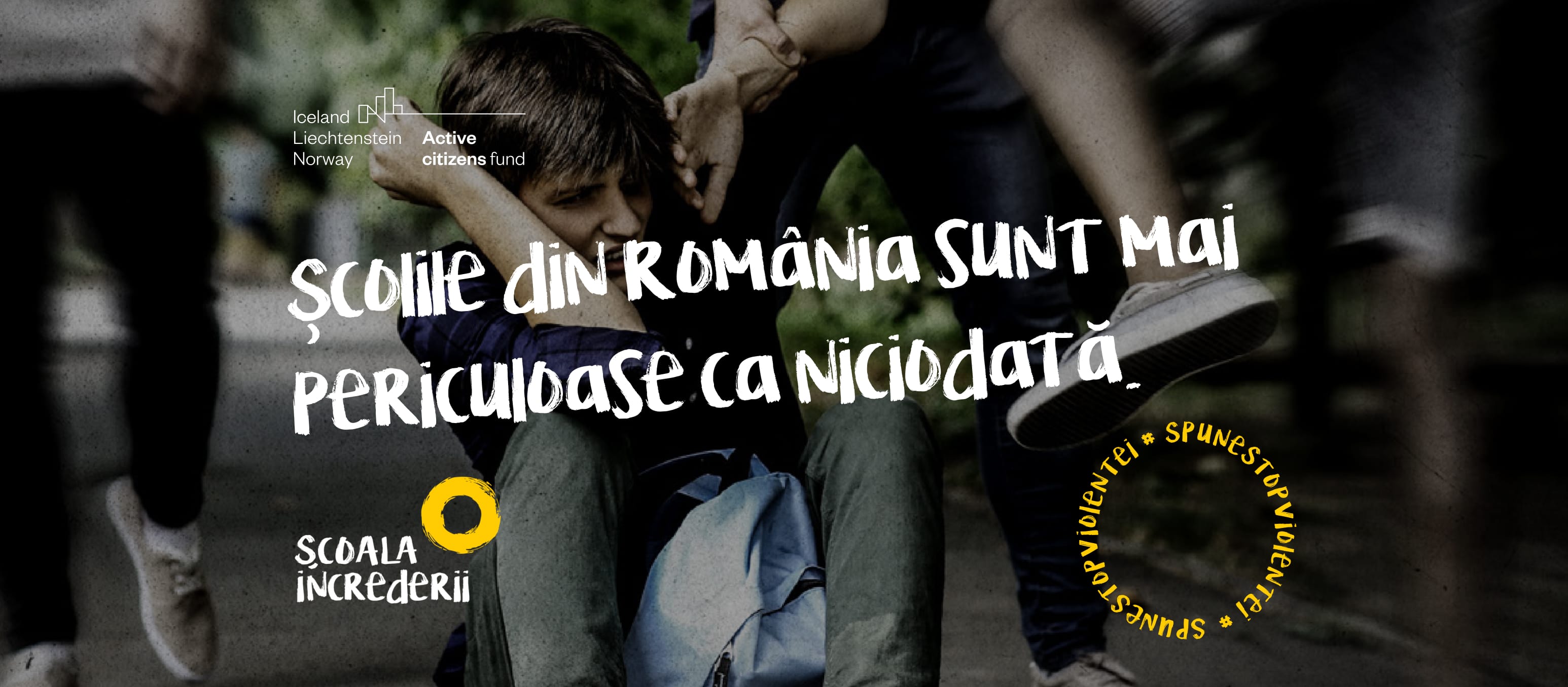 Școala Încrederii  încurajează românii să spună „STOP” bullyingului și violenței în școli